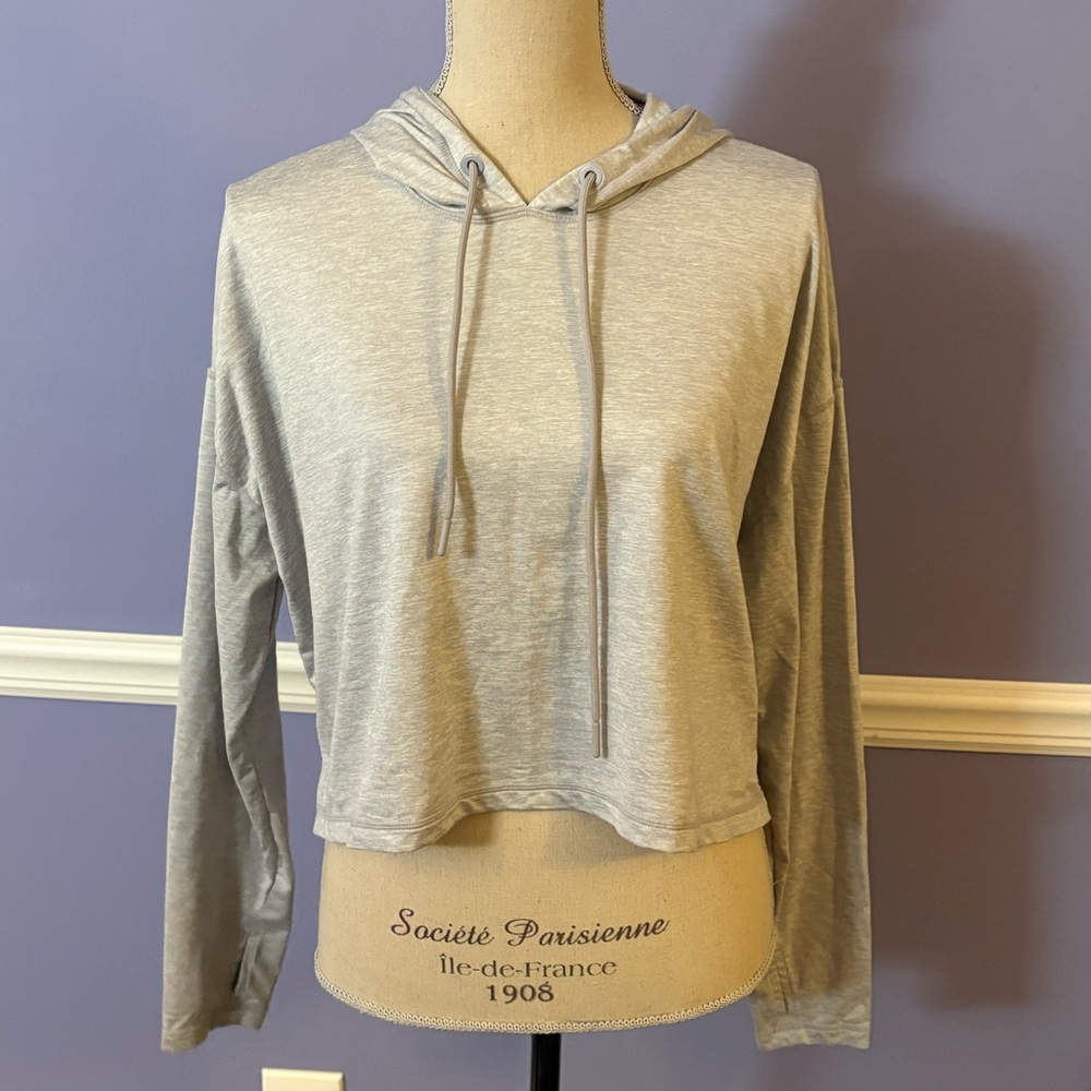 Athleta Light Gray Women's Uptempo Hoodie